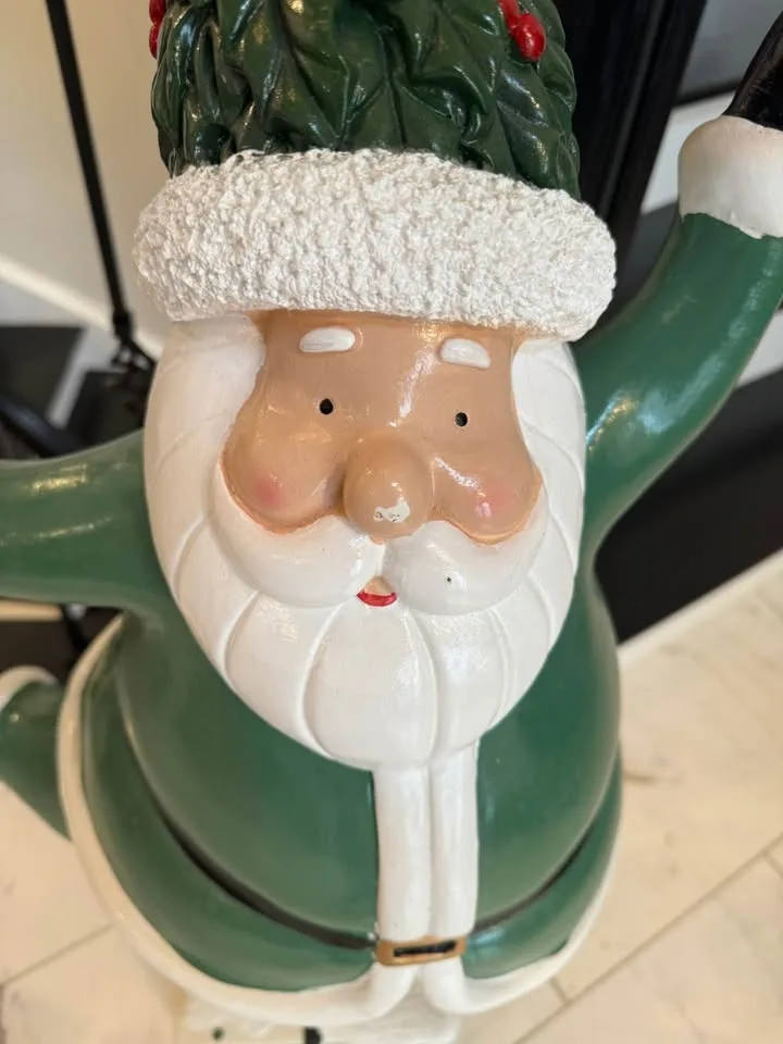Christmas 3 Foot Dancing Santa Statue on Present $110 image indicator(5)
