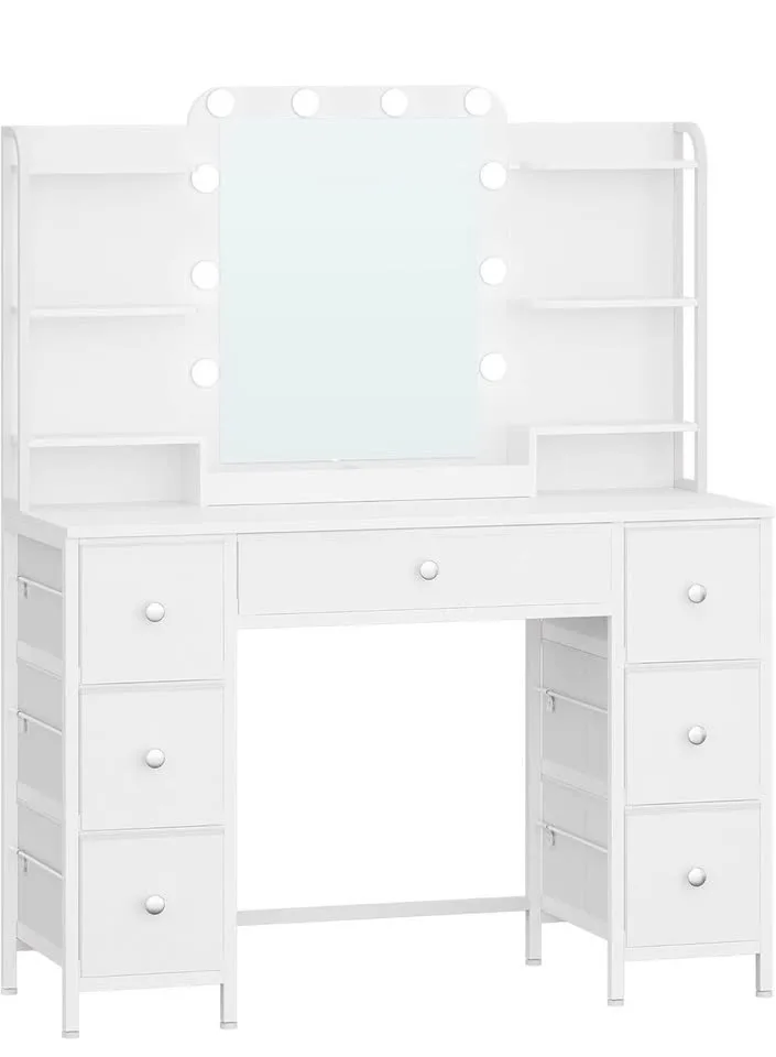 Brand New - Vanity Desk with Light 3-Color LED image indicator(9)