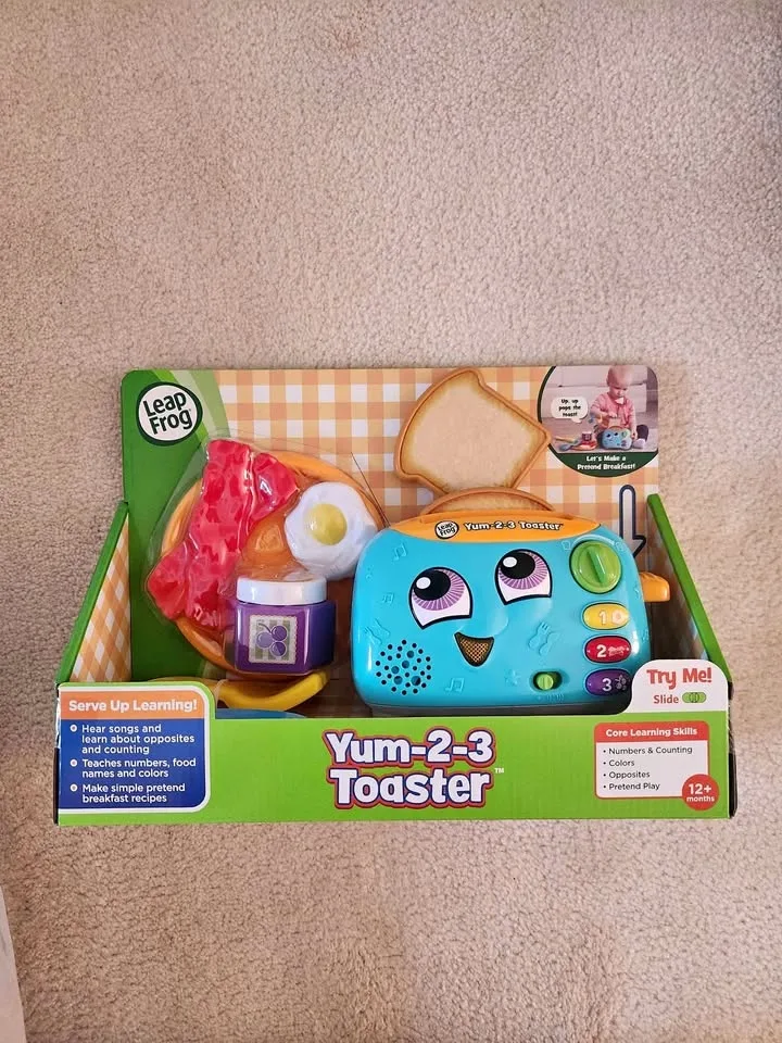 BNIB leap frog pretend play toaster