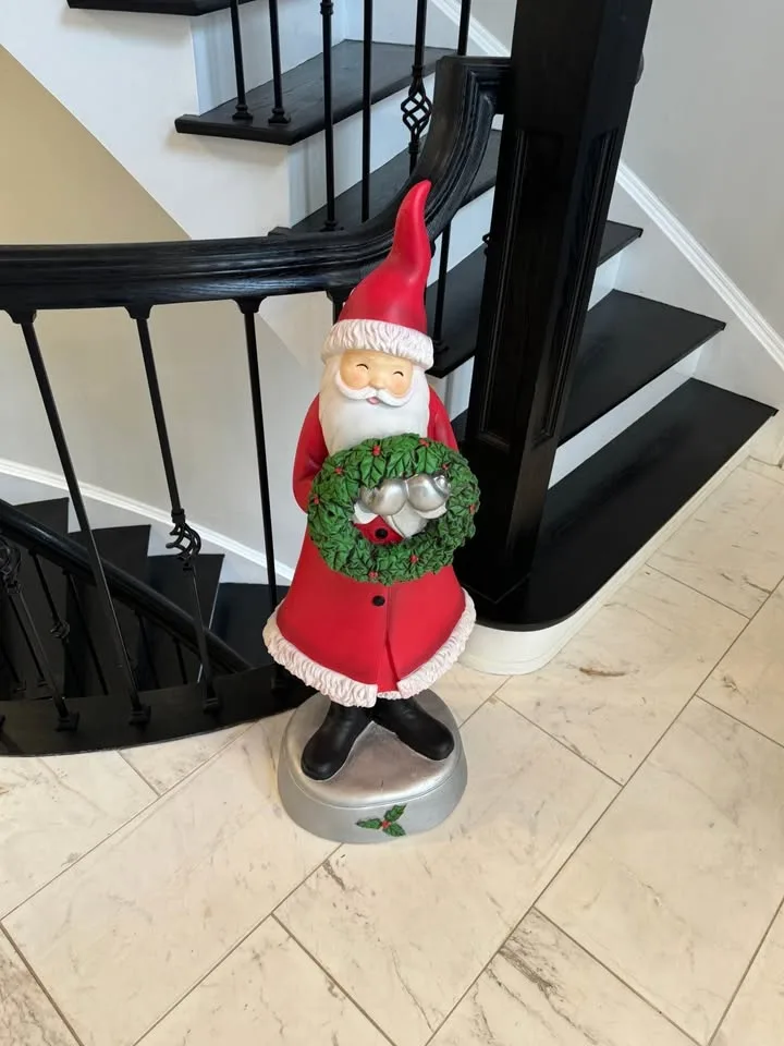 Christmas 42” Santa Clay Statue $100 image indicator(2)