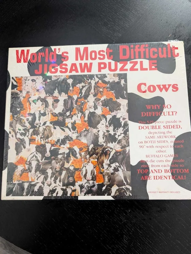 Buffalo Games Cow Puzzle
