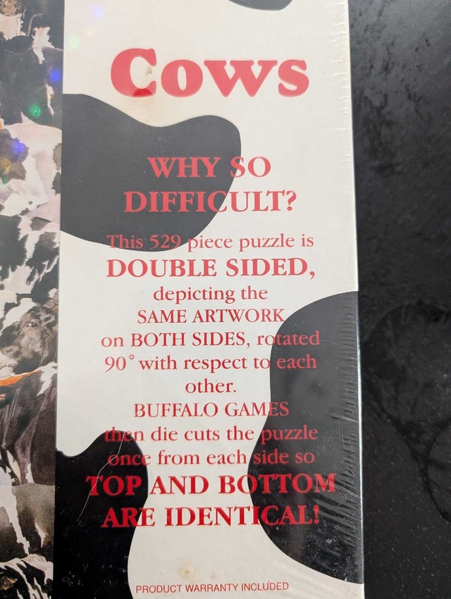 Buffalo Games Cow Puzzle - photo 2