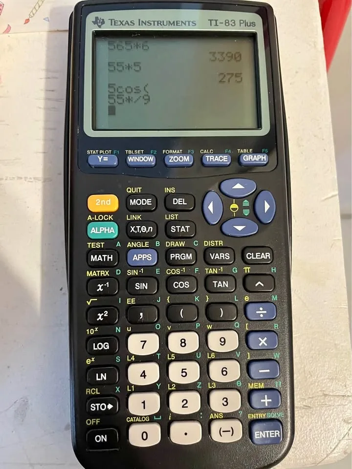 Texas Instruments TI-83 Plus Graphing Calculator – Tested & Work