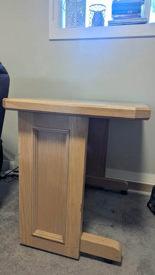 2 solid oak tables image indicator(3)