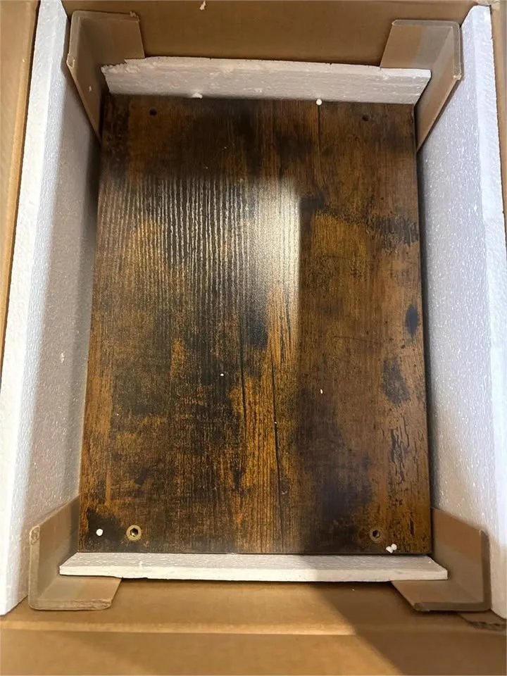 Floating TV Stand with Power Outlet, Wall-Mounted - Brand New in image indicator(5)