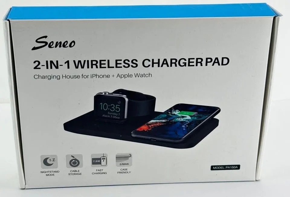 2-IN-1 Warless Charger Pad / IPHONE +Apples Watch