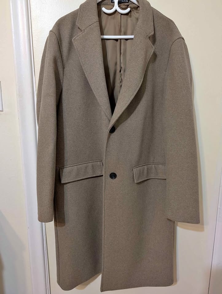 Zara Mens Winter Overcoat (Mens Large)