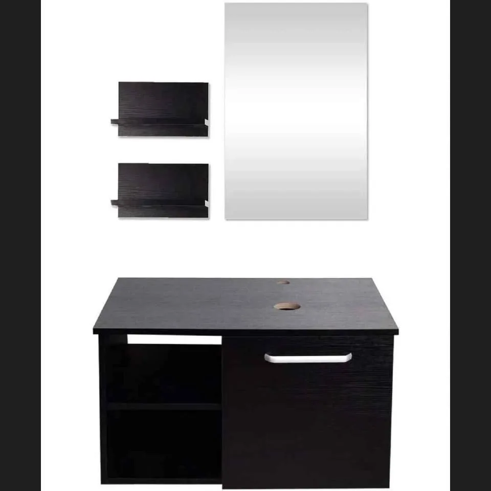 New in Box. 28in Floating Vanity Cabinet with Mirror image indicator(4)