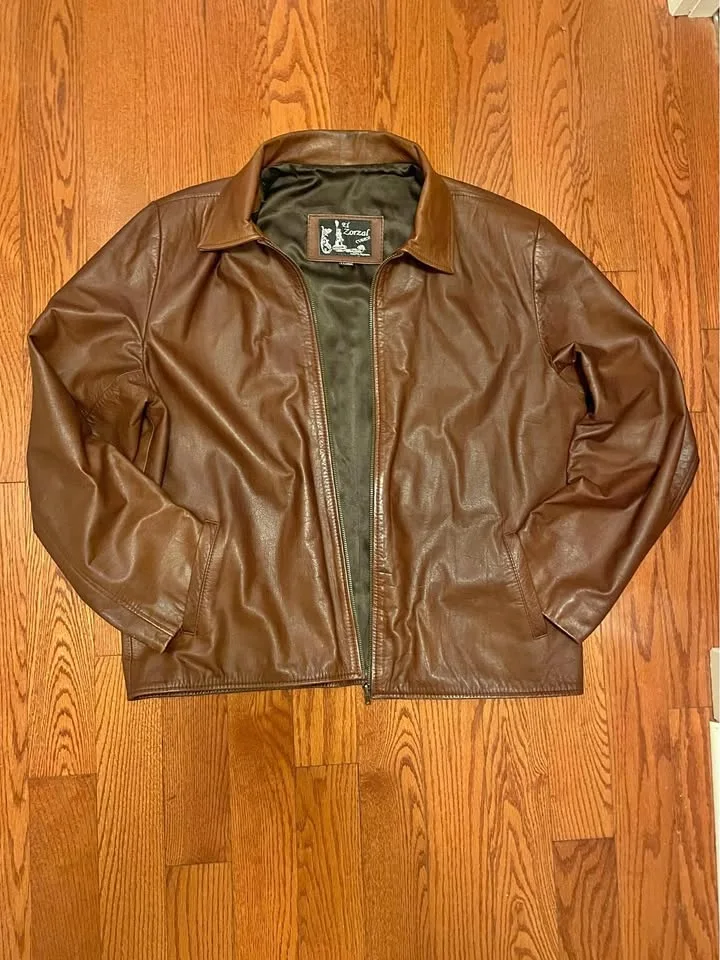 Men’s Brown Leather Jacket