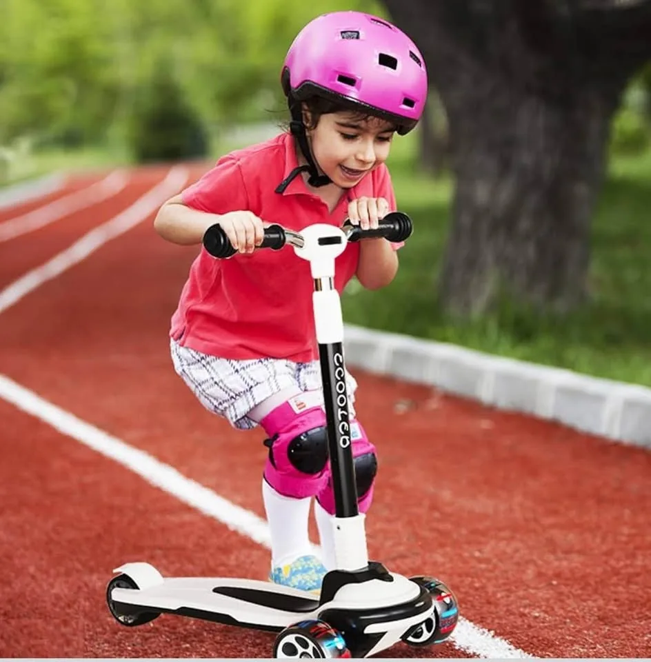 Kids Kick Scooter – Adjustable, Foldable, LED Wheels image indicator(7)