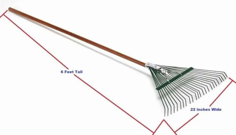 6ft Metal Lawn and Leaf Rake - BRAND NEW image indicator(2)
