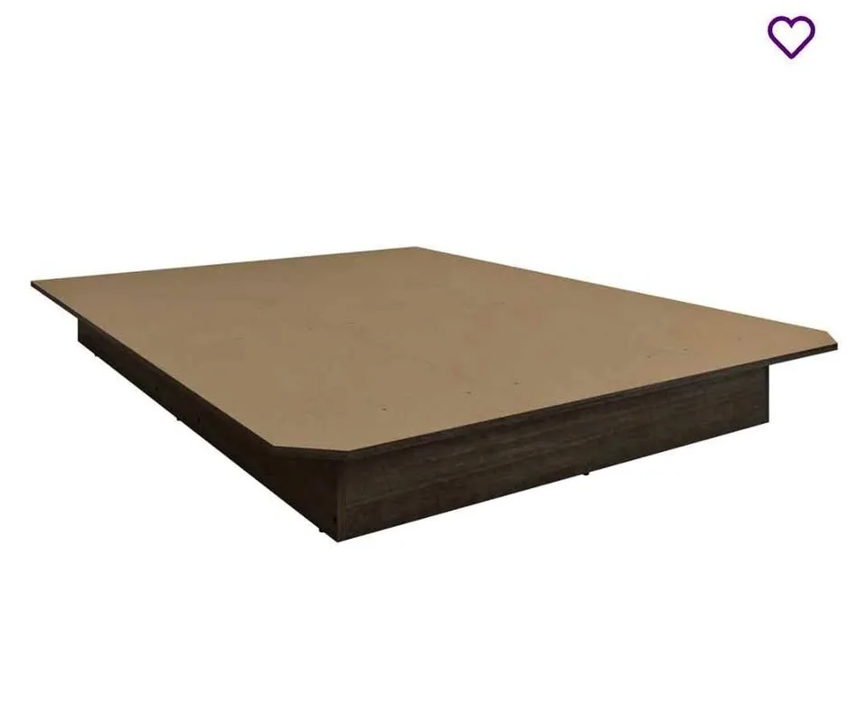 Queen platform bedframe (NO MATTRESS)