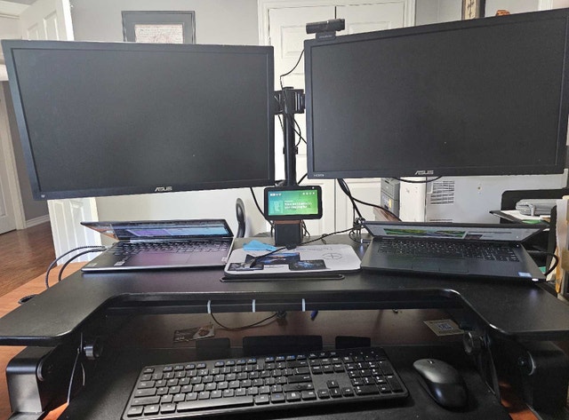 Office table and standkng desk converter - photo 3