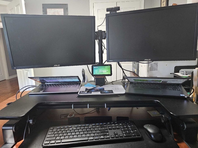 Office table and standkng desk converter - photo 5