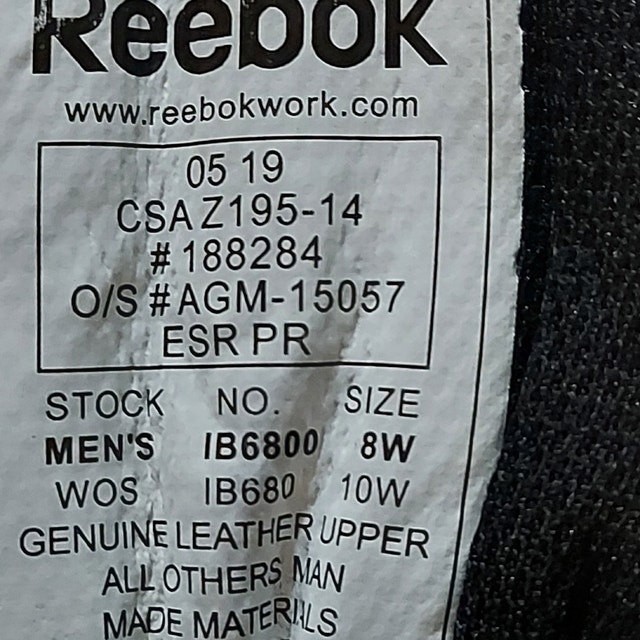 Reebok work boots Men or Women - photo 4