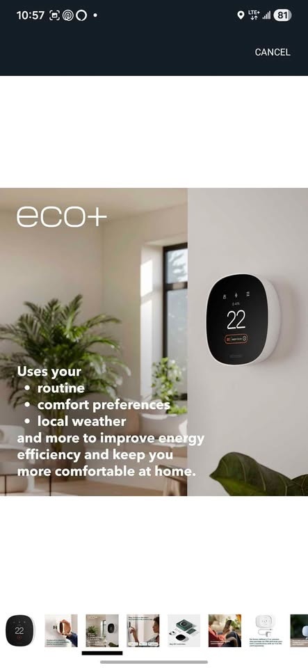 New New 2025 ecobee Smart Thermostat Essential - photo 3