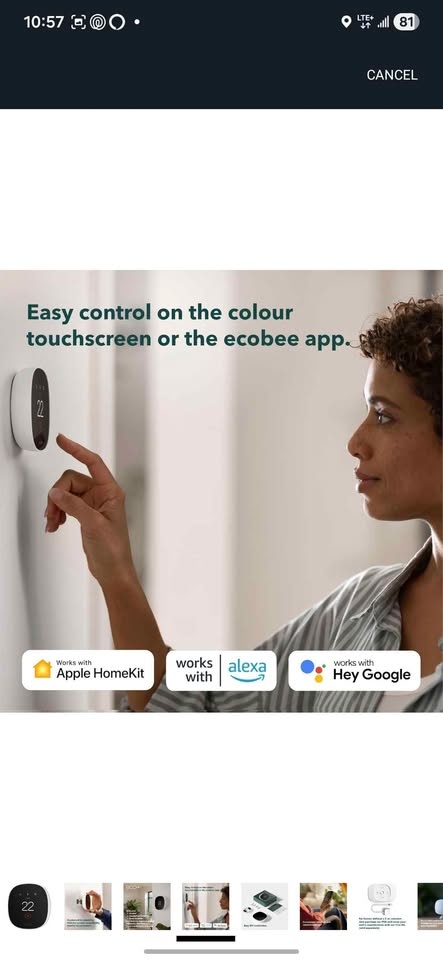 New New 2025 ecobee Smart Thermostat Essential - photo 4