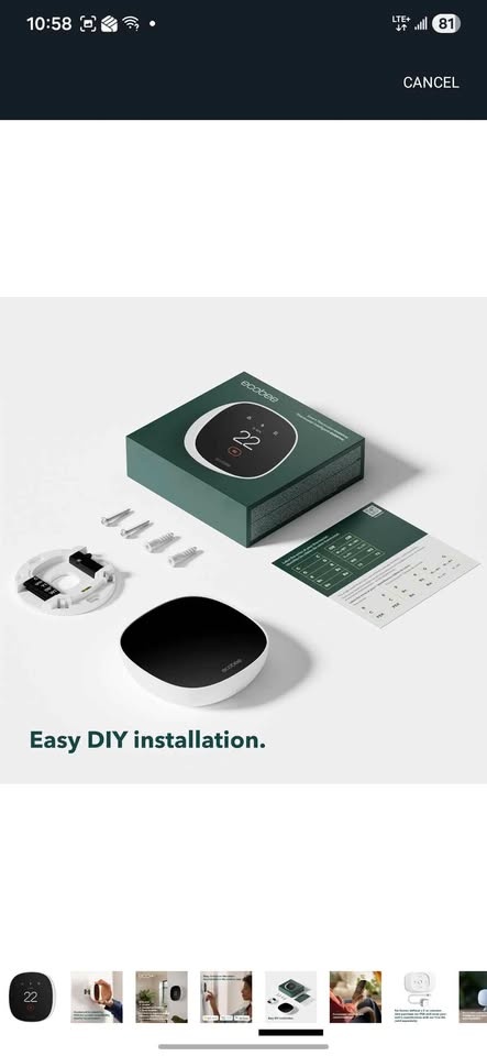 New New 2025 ecobee Smart Thermostat Essential - photo 5