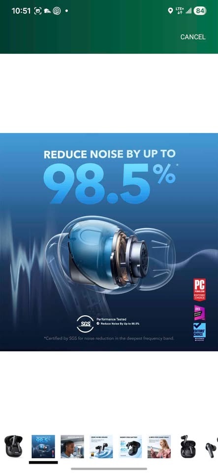 New soundcore Liberty 4 NC Wireless Noise Cancelling Earbuds - photo 2