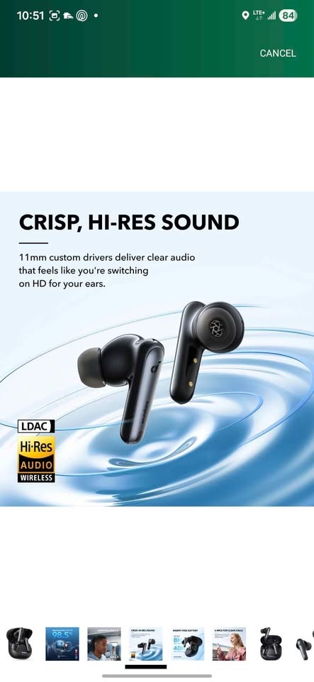 New soundcore Liberty 4 NC Wireless Noise Cancelling Earbuds - photo 4