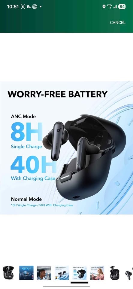 New soundcore Liberty 4 NC Wireless Noise Cancelling Earbuds - photo 5
