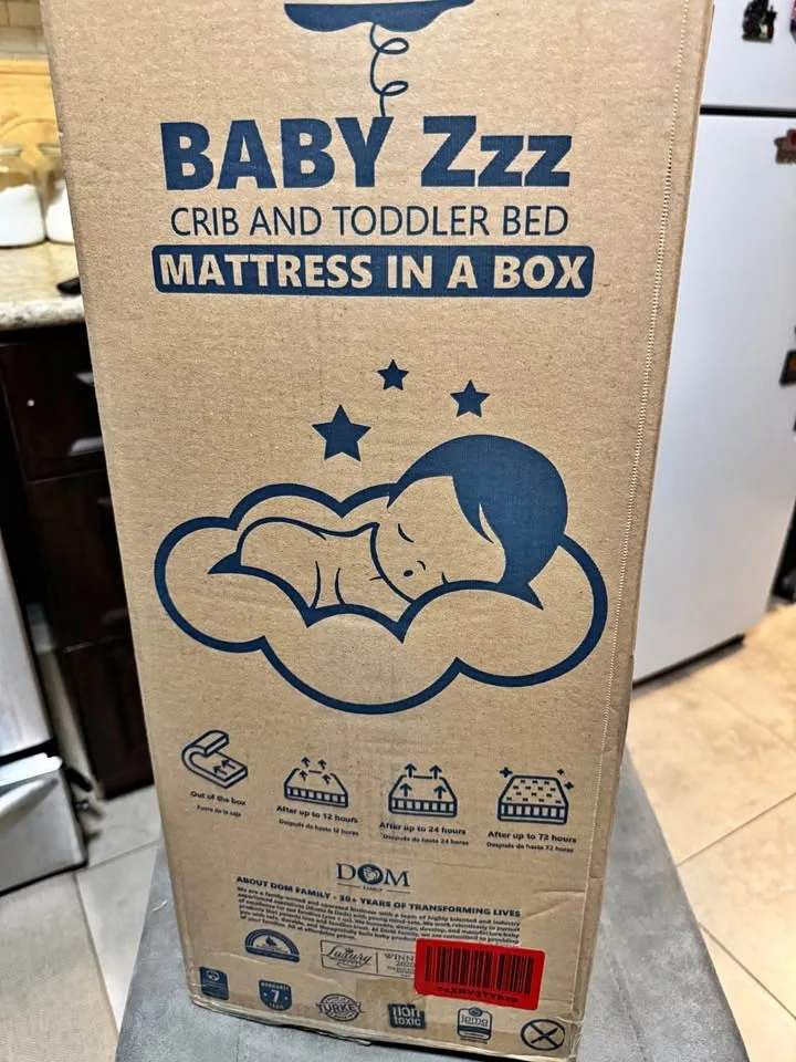 Dream On Me Baby Swan 5" Foam Mattress