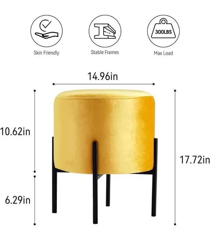 Multifunctional Vanity Stool Ottoman image indicator(2)