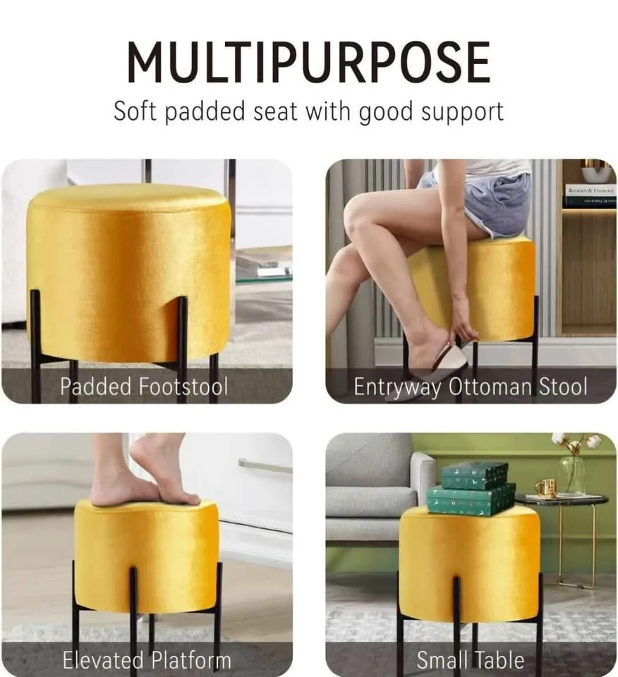Multifunctional Vanity Stool Ottoman image indicator(6)