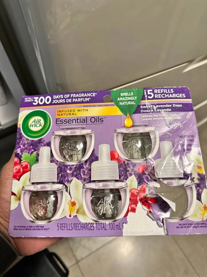 Air Wick Plug In 4 Refills Sweet Lavender Days