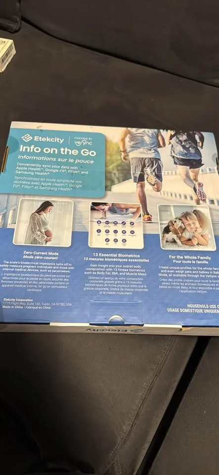 Etekcity Body Fat Scale Smart BMI Scale Bluetooth image indicator(2)