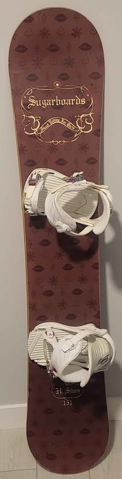 SIM's Sugarboard (151cm) + K2 Cassette Bindings (M) - photo 2