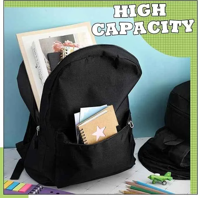 NEW - Light Weight Backpack Black image indicator(3)