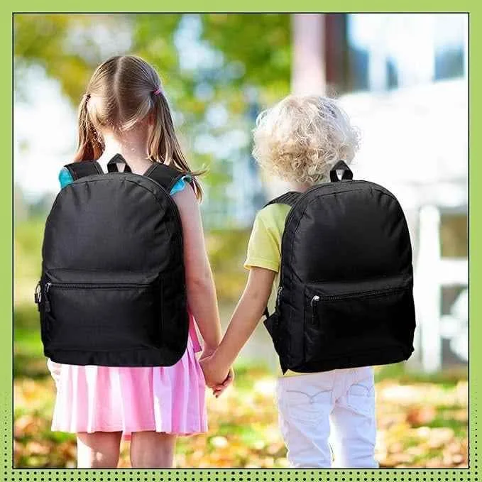 NEW - Light Weight Backpack Black image indicator(4)