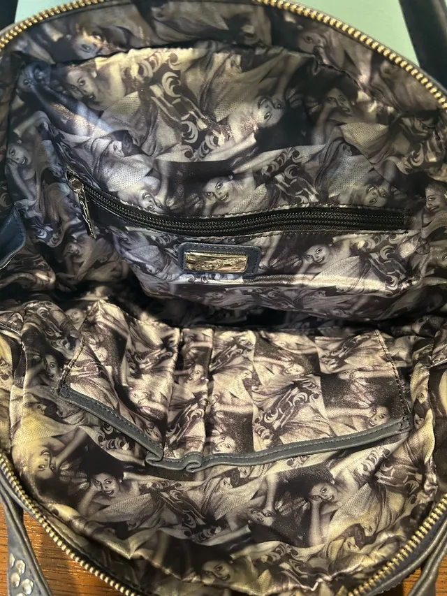 Jason Wu Distressed Blue Leather Hobo Bag image indicator(6)