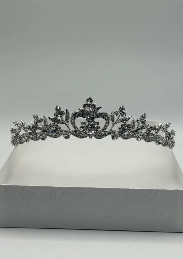 Chantal Eveleen Silver Crystal Wedding Tiara