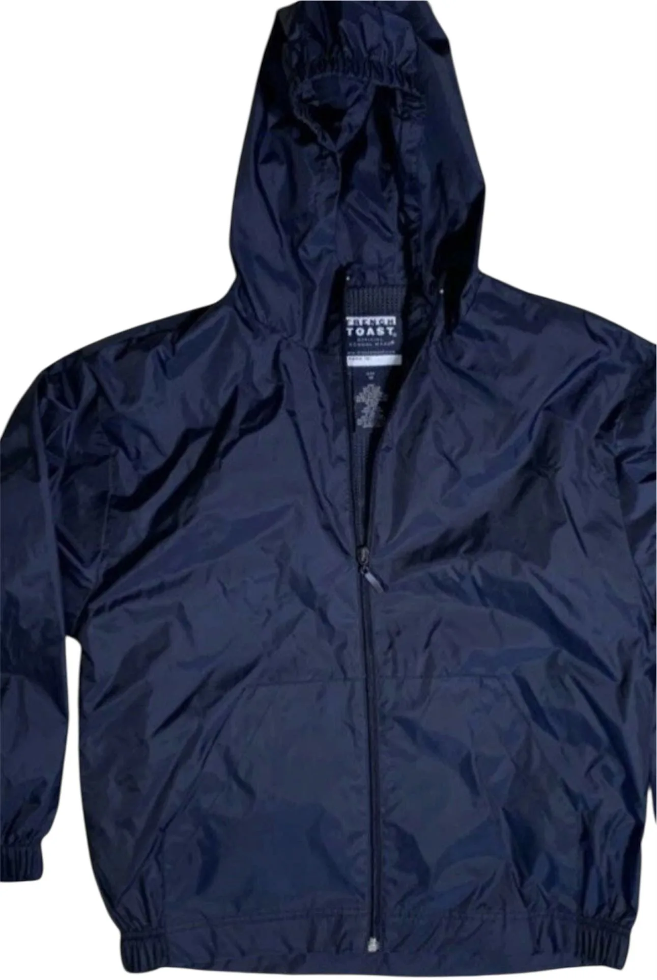 French Toast Boys Windbreaker Jacket Size 12 Navy