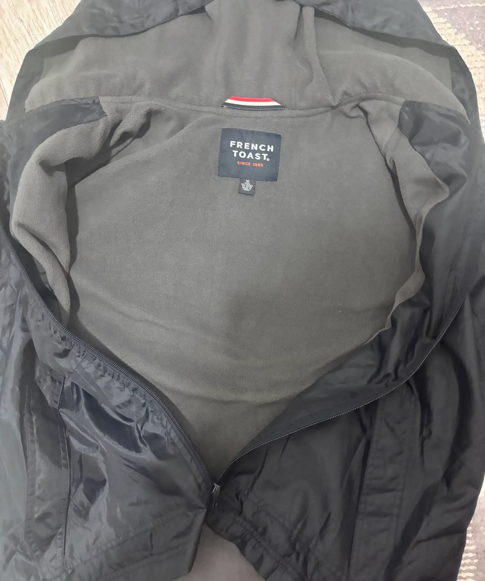 French Toast Boys Windbreaker Jacket Size 12 Navy image indicator(5)