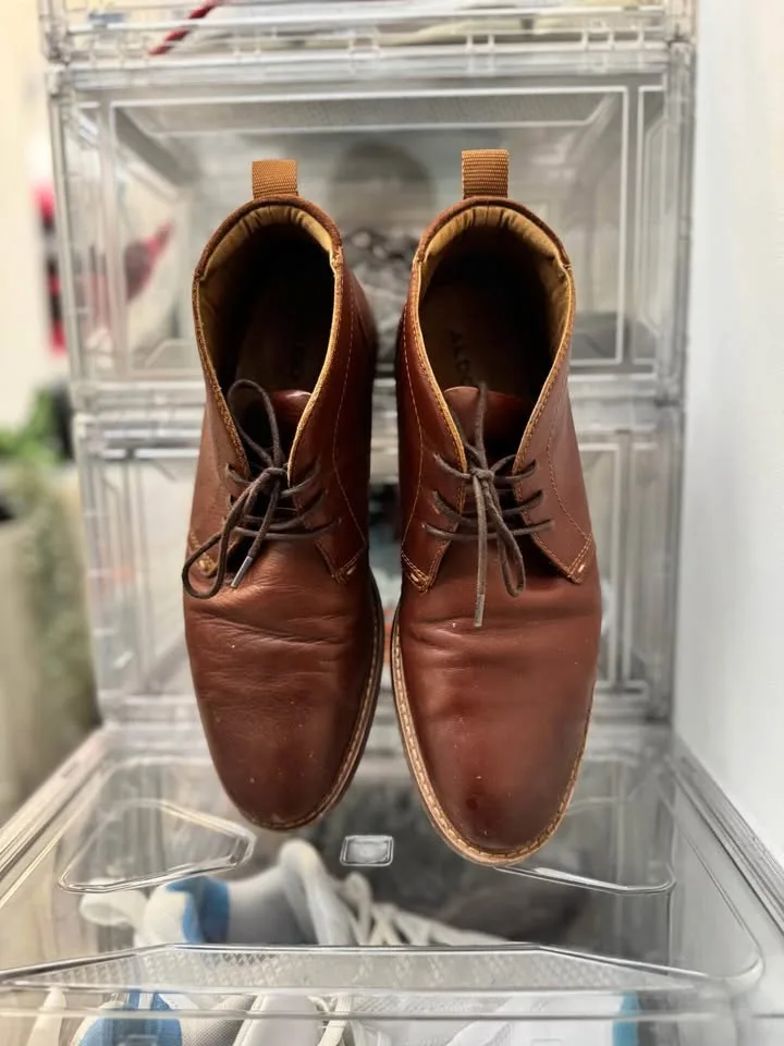 ALDO Men’s Lace Up Boots Size 9 image indicator(3)