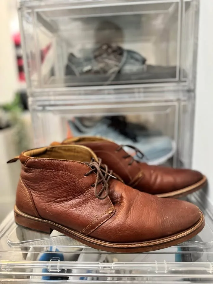 ALDO Men’s Lace Up Boots Size 9 image indicator(4)