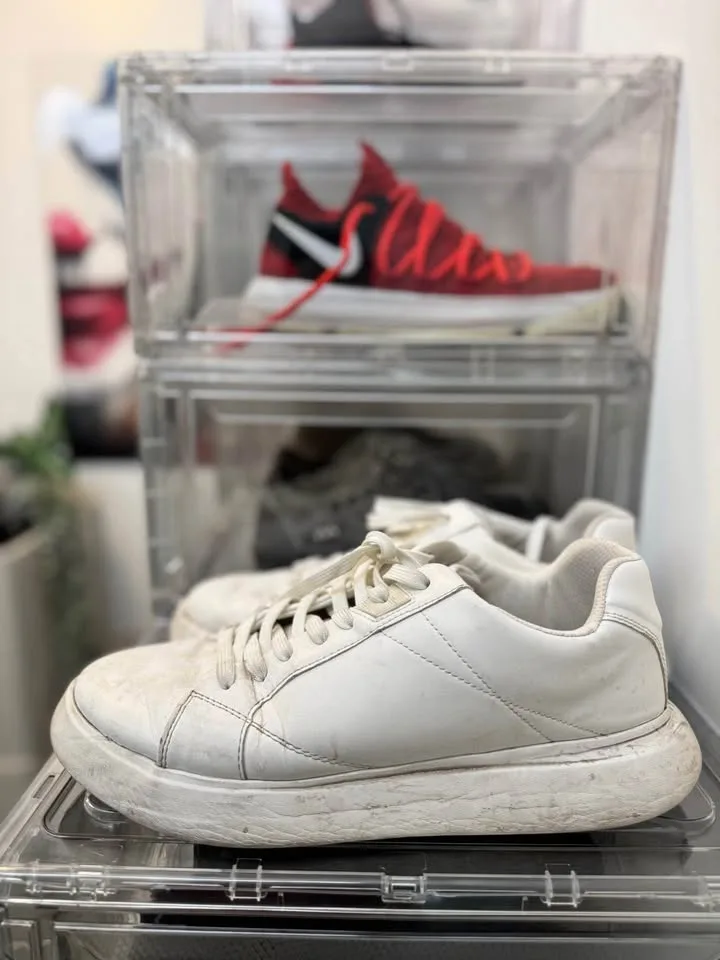 Zara white athletic shoes size 44 image indicator(2)