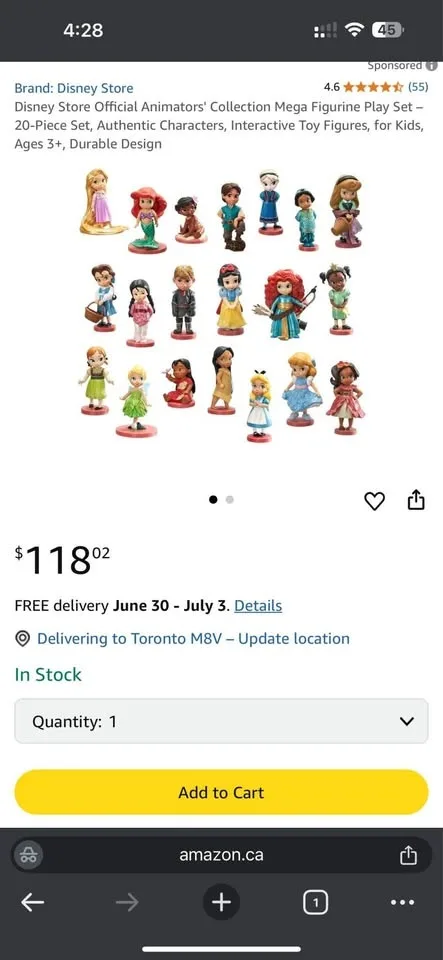 Disney Animators' Collection Mega Figurine 20 piece image indicator(5)