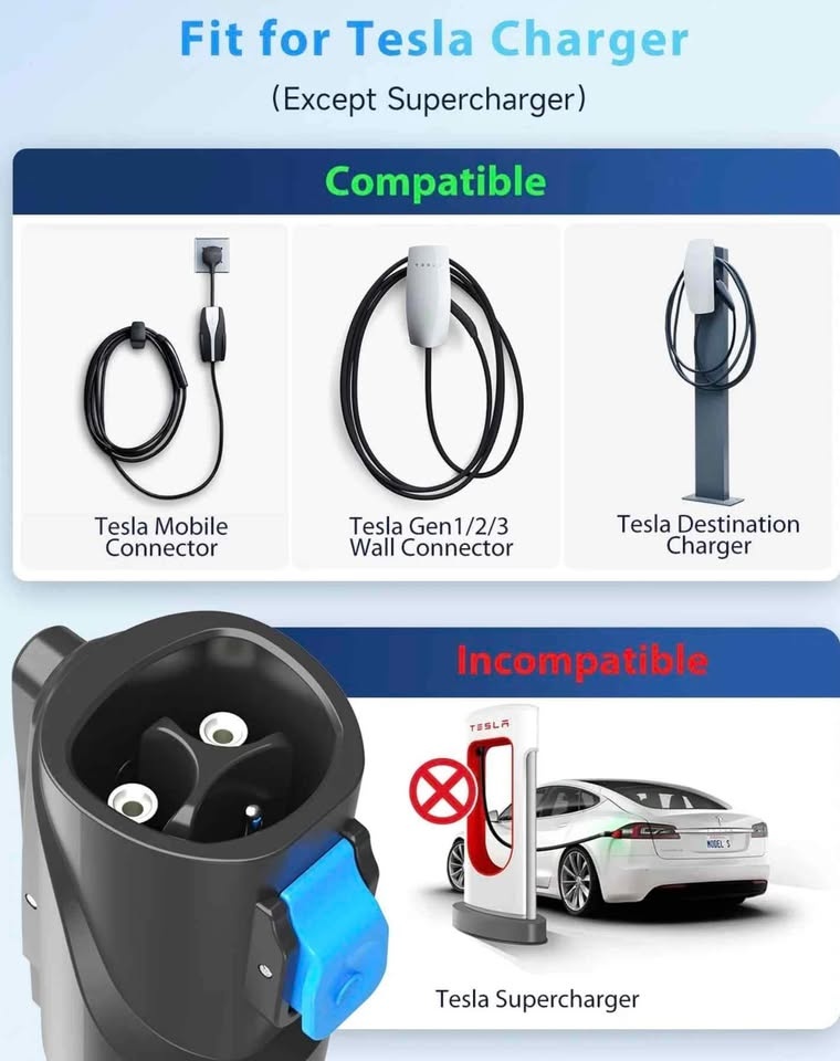 Tesla to J1772 Charging Adapter for Electric Vehicle - photo 2