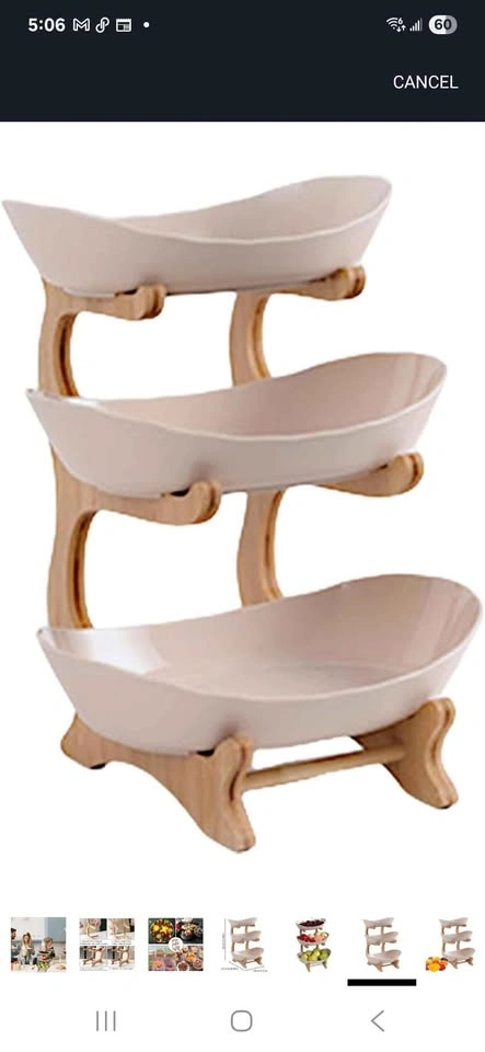 New - 3 Tier Ceramic Multipurpose Stand - photo 4