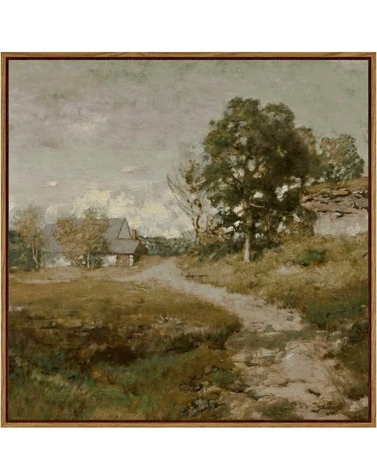 Sealed Canvas Landscape Wall Decor, 16"x16"