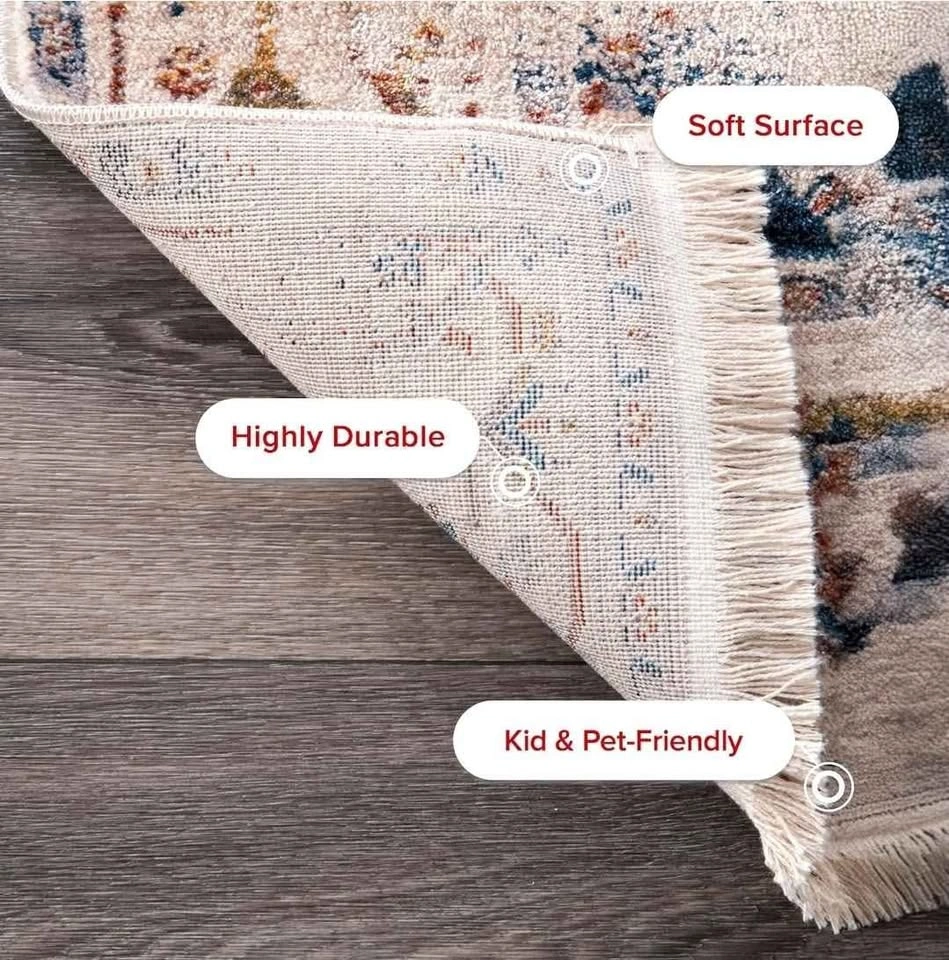 NEW - nuLOOM Vintage Rug 4x6 Ivory - photo 4