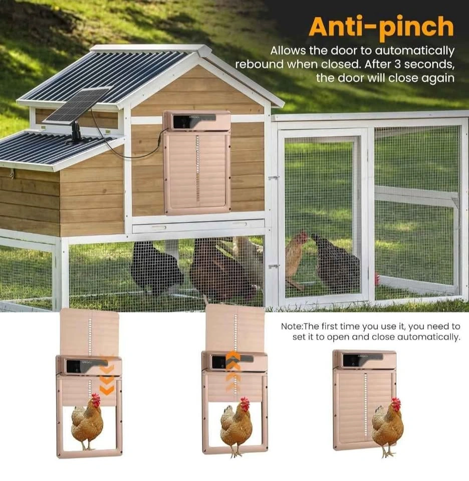NEW - Automatic Chicken Coop Door with HD 1080P Camera - photo 3
