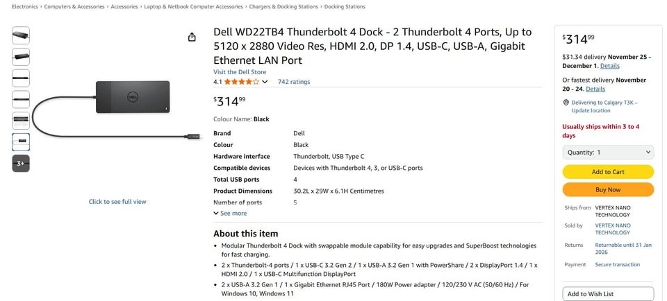 Dell Laptop Dock USB-C - photo 3
