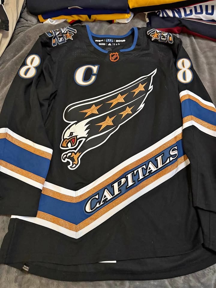 Washington Capitals Ovechkin Reverse Retro 2.0 Jersey – Size 54
