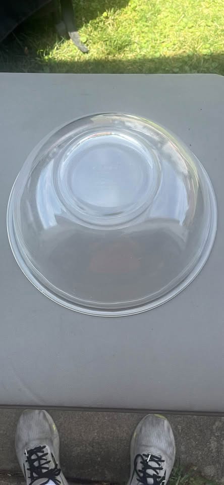Vintage PYREX Nesting Mixing Bowls, Clear, 322, 325, 326 - photo 3