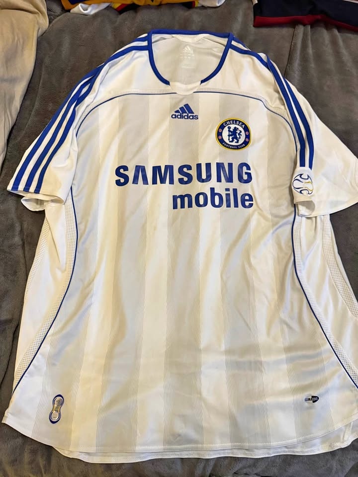 Vintage Chelsea 06/07 Home Jersey – Ballack 13 – Adidas XL